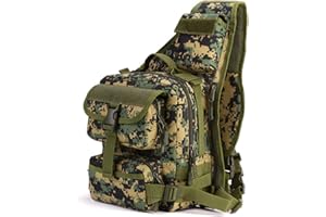 YFNT Tactical Sling Bag Pack Military Rover Schulter Sling Rucksack Umhängetasche für die Jagd Camping Trekking,Wüste Digital