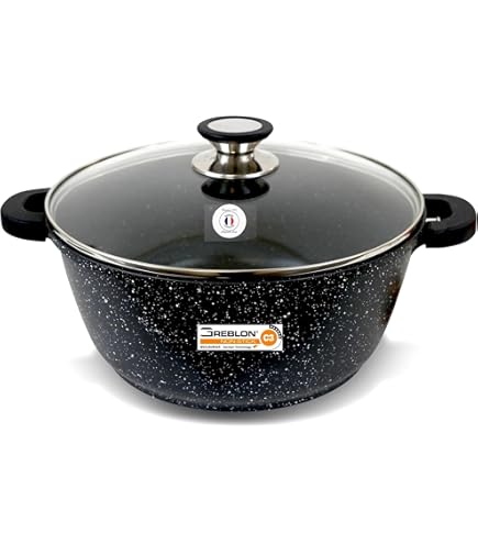 Cocotte Ronde Invicta 32 Cm - Fonte émaillée Grise, 8,8L, NEUVE