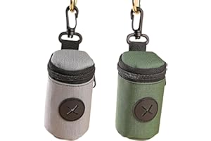 SYYLQYR 2PCS Quick-Access Dog Poo Bag Holder Dispenser, Hands-Free Dog Waste Carrier with Clip, Lightweight Portable for Owners Walkers ﻿