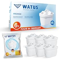 Watus Cartouches de filtre à eau pour Brita Maxtra et Maxtra, Style, Marella, Elemaris, pour cartouches filtrantes Brita de rechange, fabriquées en Allemagne (4