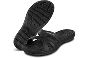 ‎AQUA SPEED Aqua Speed Set Badelatschen + Mikrofaserhandtuch für Damen | Duschsandalen Frauen & Mädchen | Sauna Sandalen | Badeschlappen