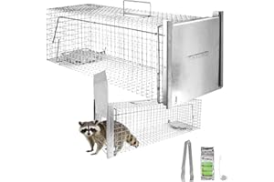 Animales Humane Trampa Jaula Captura Gato Castor 80 x 26 x 26 cm Petigi