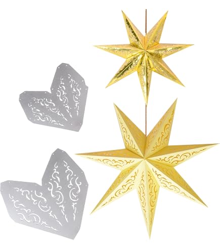 Produktbild von Weihnachtsstadt Stanzschablonen Set - Prägeschablonen Für Karten & Scrapbooking