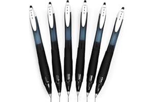 Uni-Ball Jetstream Sport SXN-150S Retractable Rollerball Pen - 1.0mm - Black - Pack of 6
