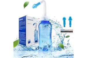 ANZORHAL Sinus Rinse Kit,Sinus Rinse,Nasal Rinse,Neti Pot,Neti Pot Sinus Rinse,300ml Neti Pot Sinus Rinse Kit (0 Packets Nasal Wash Salt)