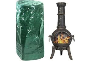 ADEPTNA Heavy Duty Waterproof Garden Chimney Chiminea Cover – Protect your Garden Patio Heater all Year Round from Showers and Adverse Weather