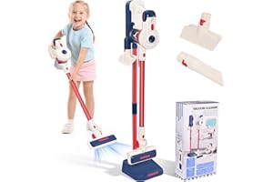 Yigowyigo Toy Vacuum Cleaner for Children, Children's Vacuum Cleaner with Real Function, Vacuum Cleaner Toy from 3 Years, Realistic Vacuum Cleaner for Children, Household Toys for Boys and Girls
