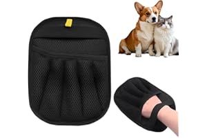 Bcuuozeeing 2025 Upgrade Tierhaarentfernungshandschuh für Katzen & Hunde, Pet Hair Remover Gloves, Fell Magnet Handschuh, Doppelseitige Haustier-Pflegehandschuhe für Hunde und Katzen Fell