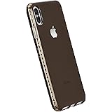 Amazon Basics iPhone-XS-Max-Schutzhülle, TPU( kristallklares Schwarz), kristallklare Smartphone-Schutzhülle, Schutzhülle, kra
