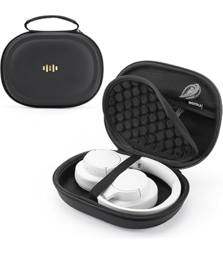 ProCase Housse Pour JBL Tune 520BT 510BT 720BT 760NC 770NC/JBL Live 770NC/ Sony Casque WH-CH720N WH-CH520 WH-1000XM5 WH-1000XM4 WH-XB910N/ Bose 700/ AirPods Max Avec 2 Couvre Oreillette Hygiène -Noir
