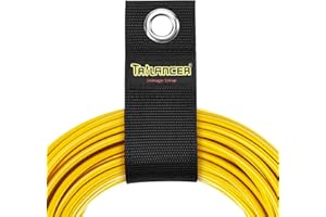 ‎TRILANCER Trilancer Kabel Organizer Kabelriemen, Hochleistungs-Aufbewahrungsgurte, Verstellbare Kabelhalter Kabelbinder für Verlängerungskabel, Schläuche, Seile, Keller, Werkstatt, Wohnmobil(6* L, 33cm)