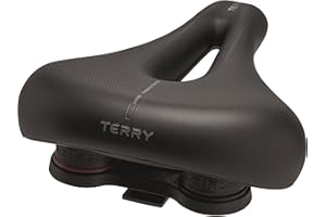 TERRY Anatomica Flex Gel City Comfort - Sillín de Bicicleta para Mujer, Color Negro