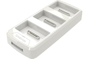 Smatree Battery Charging Hub Compatible for DJI Phantom 4/4 Pro/4 Adv(Charge 3 Batteries One by One, Converting Phantom 4 Battery into Power Bank)