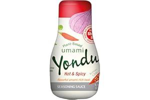 Yondu Hot & Spicy Vegetable Umami (275ml) - Auténtica Salsa Coreana para Todo Tipo de Platos. Condimento Premium a Base de Plantas, Ingredientes Naturales