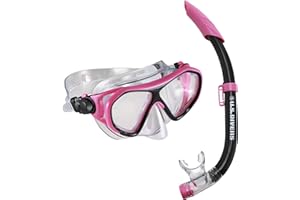 U.S. DIVERS U.S.Divers Combo DORADO II JR Kit de Buceo, Máscara y Tubo Snorkel para Niños de +6 años, Visión Panorámica de 180°, Protección UV, Lentes Antiempaño y Anti-fugas, Ideal para Excursiones y Snorkeling