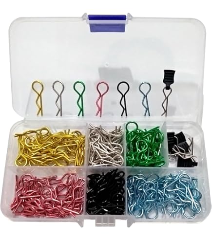 FICOFISE RC Karosserie Clips 30 Stück - Edelstahl Clips Für 1/14 1/16 1/18 RC Autos