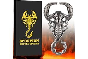 LULLEA Décapsuleur de Bière de Scorpion, Idee Cadeau Original Anniversaire Homme Femme, Cadeau Fête des Pères, Noël pour Lui Papa Mari Grand-Père Petit Ami