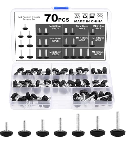 5 Viti A Testa Zigrinata DIN 464 M4-20 - Acciaio Zincato, Per Serraggi Rapid - Foto 3