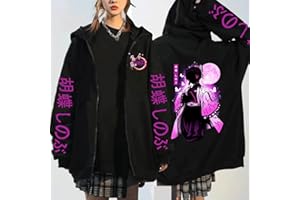 MEDM Kochou Shinobu Reißverschluss Hoodie Manga Winter Herbst Frühling Casual Jacke Sweatshirt Harajuku Dämon Slayer Kimetsu No Yaiba Mäntel