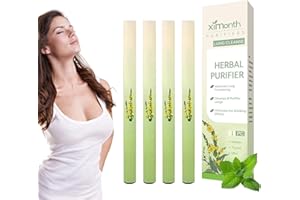 PLUVYZE 4Pcs Herbal Purifier Herbal Diffuser Pen Lungenreinigungsspray Lungenreinigung Herbal Purifier Kräuter Diffusor Diffuser Kräuter Inhalator Natural zur Atemunterstützung Stressabbau