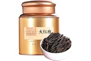 HQZMCTE Da Hong Pao Schwarzer Tee (Große Rote Robe 200g) - Premium Fujian Wuyishan Oolong Tee - Reiches Aroma