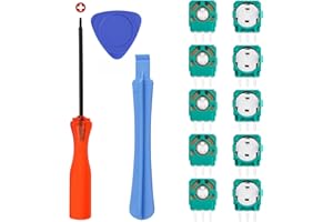 LEIKEDUN Lot de 10 Potentiomètre de Module Analogique pour Manette de Jeu PS5, Capteurs de Joystick 3D pour Manettes PS5, Potentiomètre de Remplacement pour PS5 DualSense