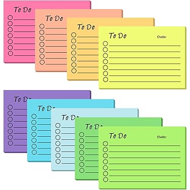 Mustard Sticky Notes Schreibmaschinen-Design - 100 Haftnotizen Mit Spender