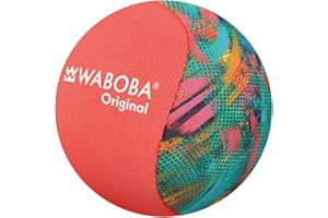 Waboba Wasser-Sprung-Ball – Der Originale Skip-Ball für Ozean, See & Pool – Hochleistungs-Wasser-Spielzeug für endlosen Sommer-Spaß – Robuster, weicher Gelkern für einfaches Springen – Neon Abstract