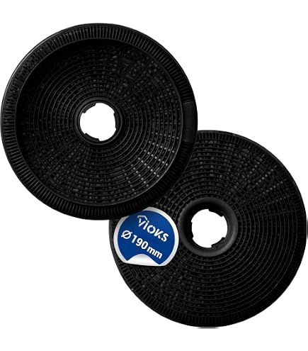 Lot 2 Filtres Charbon Actif DL-pro Type 190 – Compatible AEG Electrolux Best Gorenje Hotte