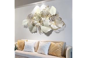 CLXRZM 3D Decorazioni da Parete in Metallo, 160x80cm Lusso Moderno Design Sculture da Parete per Casa, Soggiorno, Camera Da Letto, Ufficio Ornamenti Del Fondo
