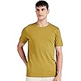 Amazon Brand - Symbol Men's Solid Cotton T Shirt | Round Neck | Half Sleeve | Plain-Regular Fit (Available in Plus Size and Combo Packs)