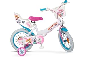 TOIMSA Bicicletta 14" Paw Patrol Skye e Everest