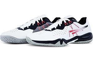 4 WITH QUIVE Sega RP24 Power Badminton Shoes Men Indoor and Outdoor Court Trainers. Non Marking Power Cushion Anti-Slip Breathable