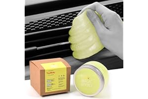 ToysButty Car Cleaning Gel Detailing Kit, Interior Car Accessories Car Cleaner with High End Lemon Scented Cleaning Putty, Dust Cleaning Gel For Keyboard Apple Laptop, Car Cleaning Products