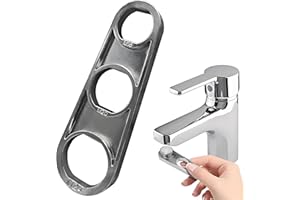 NOKWOCY Klucz do kranu M24, aerator dysza mieszająca, chromowany klucz M24, narzędzie do regulacji przepływu wody