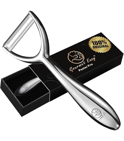 Pelapatate Echtwerk Edition, Coltello Da Cucina In Acciaio Inox, Lama 8,8 Cm, Manico In Palissandro