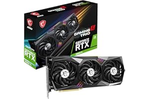 ‎MSI MSI GeForce RTX 3060 Ti Gaming X Trio 8GD6X Gaming Grafikkarte - NVIDIA Geforce RTX 3060 Ti, 8GB GDDR6 Speicher