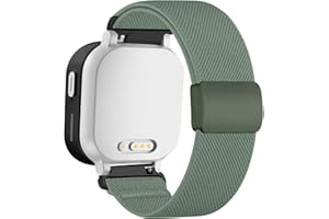 chinbersky Nylon Elastische Armband kompatibel mit Xplora X6 Play/Anio 6 Armband, Kids Smartwatch Weicher, Atmungsaktiver Nylon Stoff mit Magnetisch für Jungen und Mädchen für Xplora X6/X6Pro/Anio 6