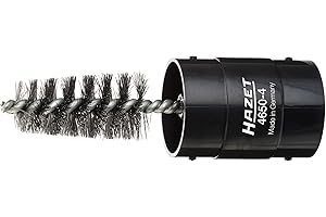 Hazet 4650-4 Spazzola Per Candele E Morsetti Di Batterie, Argento, Lunghezza 120 mm