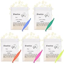 Elastici Ortodontici In Gomma 300pcs - 1/8" Trasparenti Per Denti E Animali