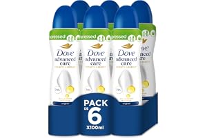 Dove Advanced Care Anti-Perspirant Deo-Spray Original Compressed skyddar 72 timmar mot kroppslukt och våta underarm med Skin