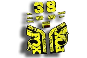 CUAC REVOLUTION Pegatinas Horquillas Compatible con Fox Factory 38 EBIKE 2021 Bicicleta Ciclismo