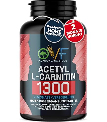 acetyl-l-carnitin dosierung - 60 Kapseln - Bandini Pharma Our wide selection gives you the freedom to create your own supplement regimen for your health goals Now Foods, Acetyl-L-Carnitin, 500 mg,