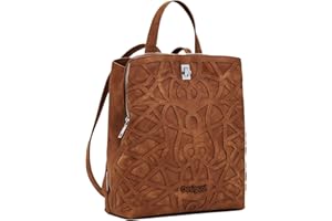 Desigual Damskie akcesoria PU plecak mini, brązowy, jeden rozmiar