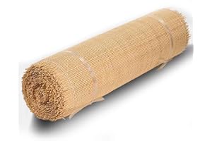 RHUIRKF Naturel Rouleau de Cannage Rotin pour Meuble, 70cm de Largeur Naturel Sangle Canne Pré-tissée Ouverte, Naturel Rouleau de Toile Tissu en Rotin pour Chaise Armoire Bricolage Projets de Cannage(50x100cm
