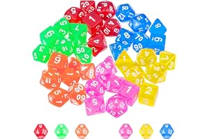42 st polyestertärningar, färgglada akryltärningar för MTG RPG D&D, tärningar D4 D6 D8 D10 D12 D20, brädspel, rollspel