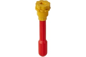 Justrite 08530 Polyethylene Vertical Drum Fill Pop Up Gauge, 3/4" Diameter x 5" Length