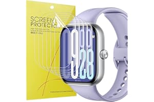 Blueshaweu Pellicola protettiva compatibile con Xiaomi Redmi Watch 5 – 2.07", HD trasparente pellicola protettiva flessibile in TPU [6 pezzi] compatibile con Xiaomi Redmi Watch 5 (non 5 lite O 5