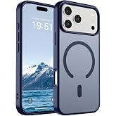 URUCHI G&uuml;&ccedil;l&uuml; Manyetik Telefon Kılıfı, [Mag-Safe ile Uyumlu] [Askeri D&uuml;zey D&uuml;şme Koruması] [G&uuml;&ccedil;l&uuml; Silikon Kenarlar] İnce Yarı 