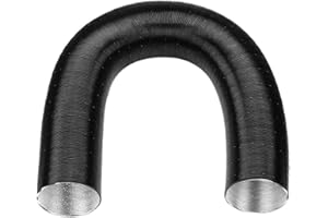 ORETG45 42/60/75mm Aluminum Foil Ripple Air Inlet Pipe, Air Ducting Outlet Hose Parking Combustion Repair Spare for Warm Air Heater